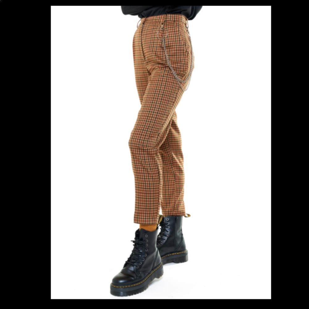 minga emily plaid trousers